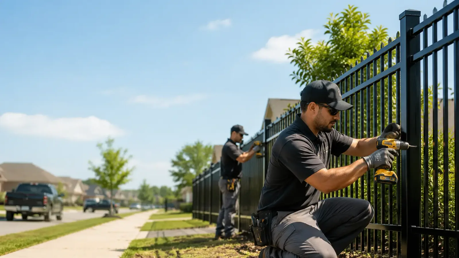 Metal Fence Installation in Yorkshire, NY